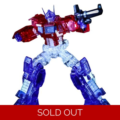 Optimus Prime: Flame Toys Furai Model Kit - IDW Clear SDCC Exclusive
